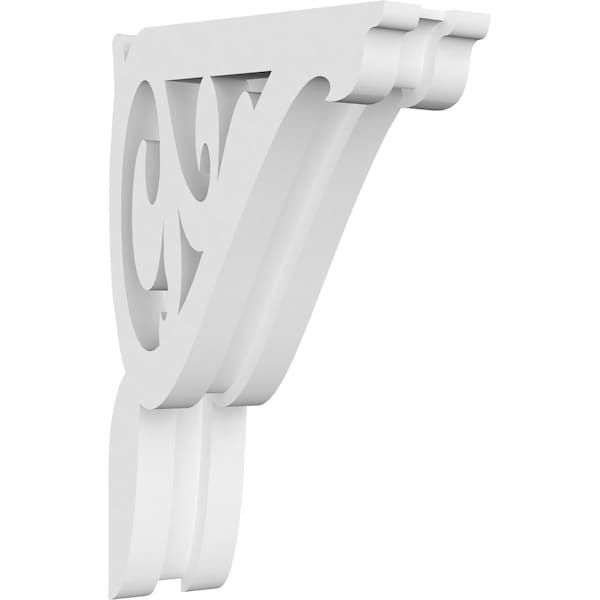 Ekena Millwork Carrillo Architectural Grade PVC Corbel, 1 7/8"W X 4 1/2"D X 7"H CORP01X04X07CI - main